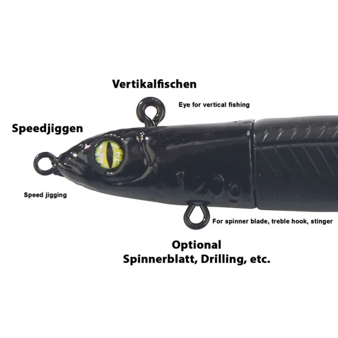 Balzer Valhall Rainer Korn Bullet Aal 22 cm 200 g Natural Sandaal