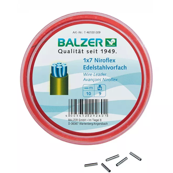 Balzer 1x7 Niroflex Spule 10 m 6 kg