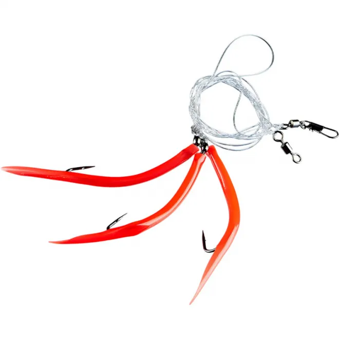 Balzer 71° North Gummi Makk System Japanrot 5/0