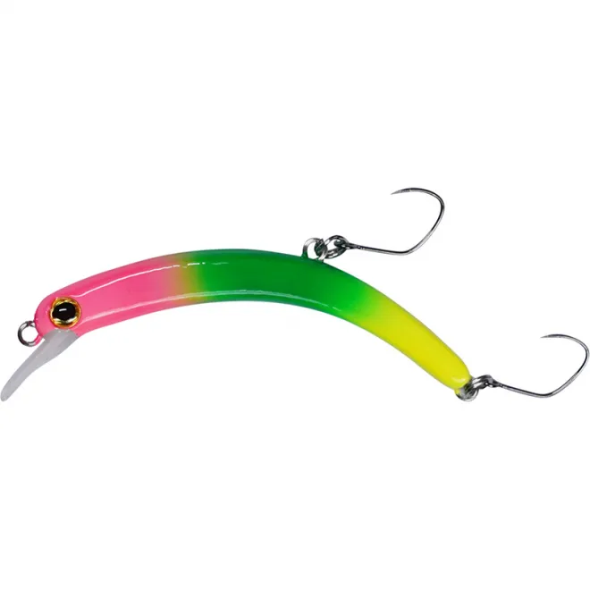 Balzer Trout Banana Wobbler Pink-Green-Yellow
