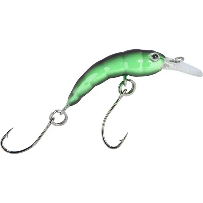 Balzer Trout Attack Forellenwobbler Hectic Maggot SI 3 cm Chartreuse