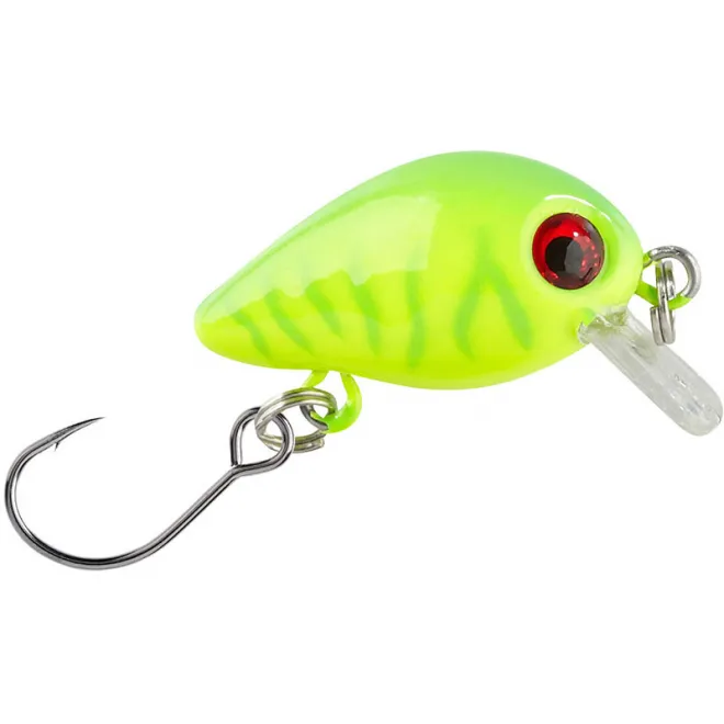 Balzer Trout Attack Wobbler Trout Crank 3 cm 2 g Neon-Gelb 