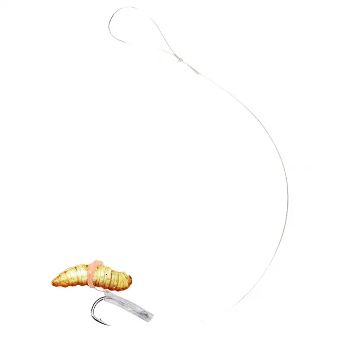 Balzer Trout Attack Bienenmaden Hair Rig 60 cm 0,20 mm #8