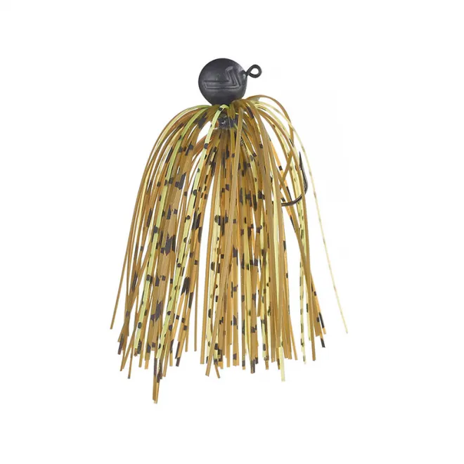 Balzer Shirasu Micro Skirt Jig Green Pumpkin Chartreuse #1/0 7 g