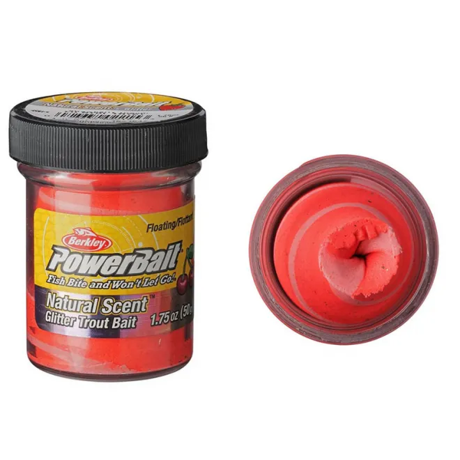 Berkley Powerbait Trout Bait Floating Natural EU Glitter Fruits 50 g Strawberry Dream