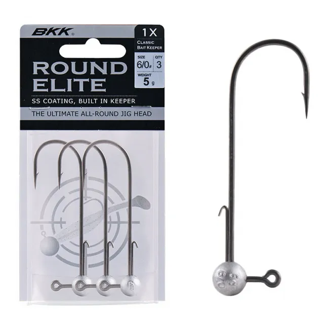 BKK Round Elite Classic Bait Keeper Jigköpfe 10 g 2