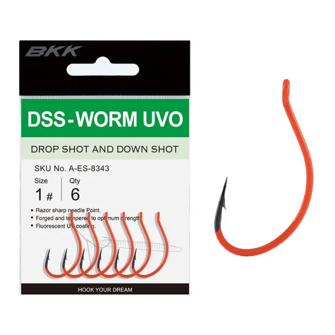BKK DSS-Worm UVO Hook 1