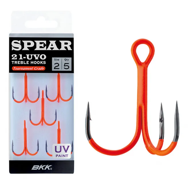 BKK Spear-21 UVO Treble Hook 4/0