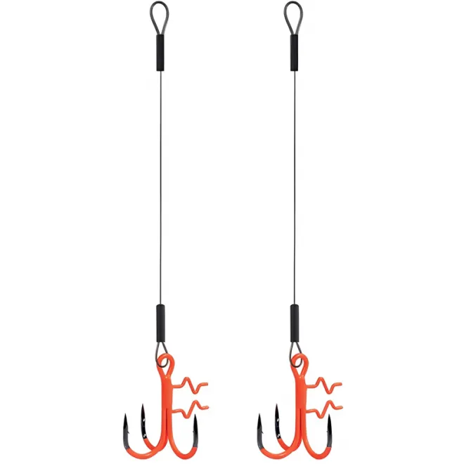 BKK Assist Spear Stinger 7x7 Wire Zander UVO 9 cm #4