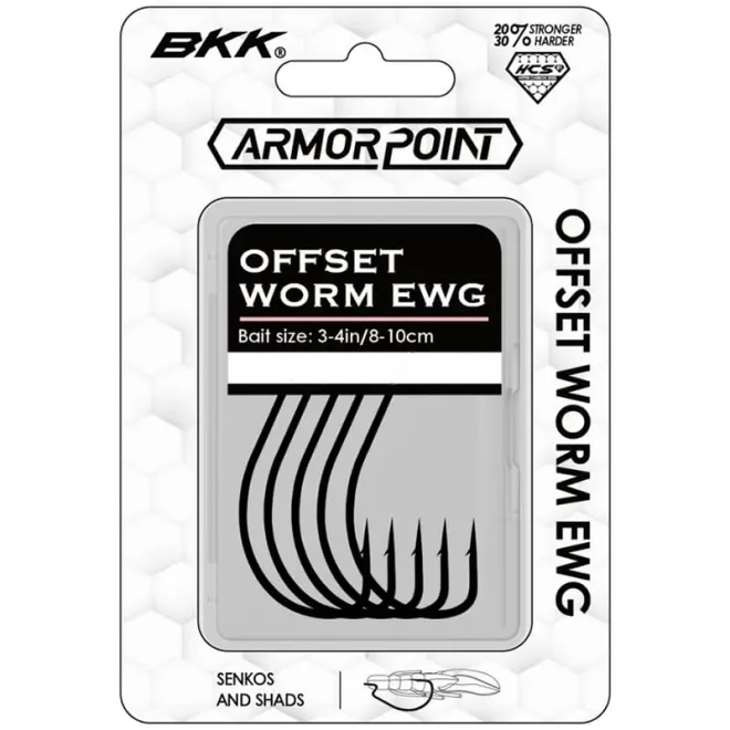 BKK Armorpoint Offset Worm EWG #3/0