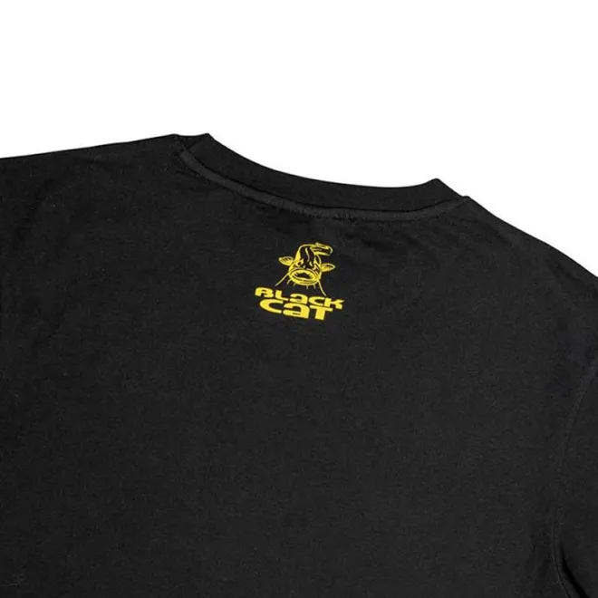 Black Cat Black Shirt L