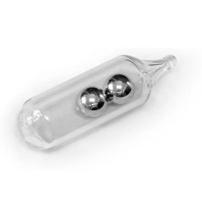 Black Cat Glass Rattle 6 mm