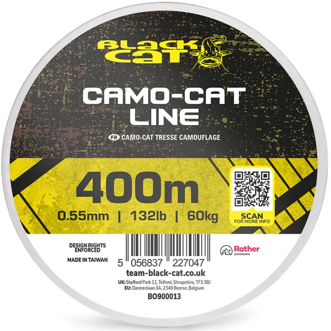 Black Cat Camo-Cat Line 400 m 0,55 mm 60 kg
