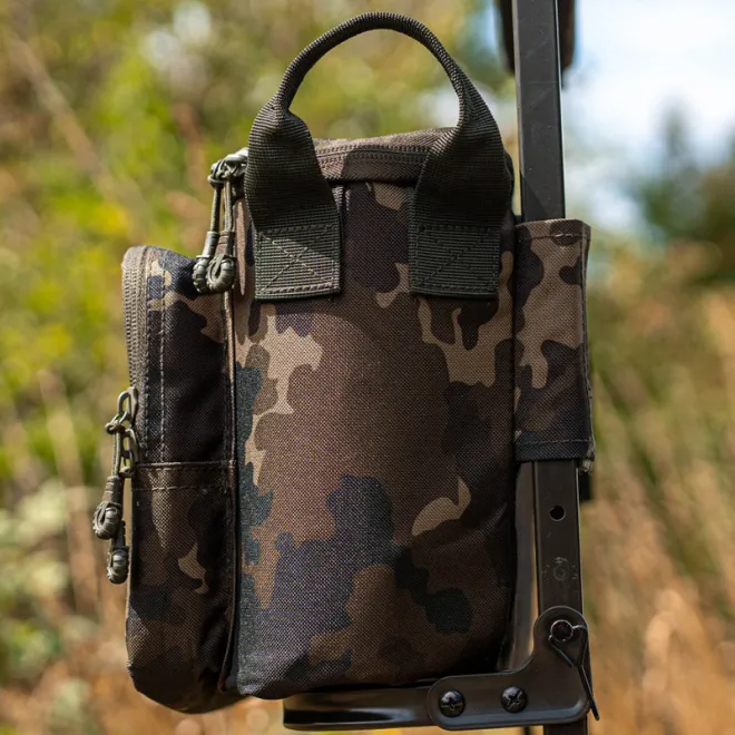 Carp Porter Small Front Barrow Bag Dark Kamo