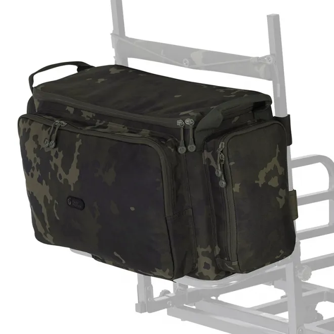 Carp Porter Large Front Barrow Bag Dark Kamo