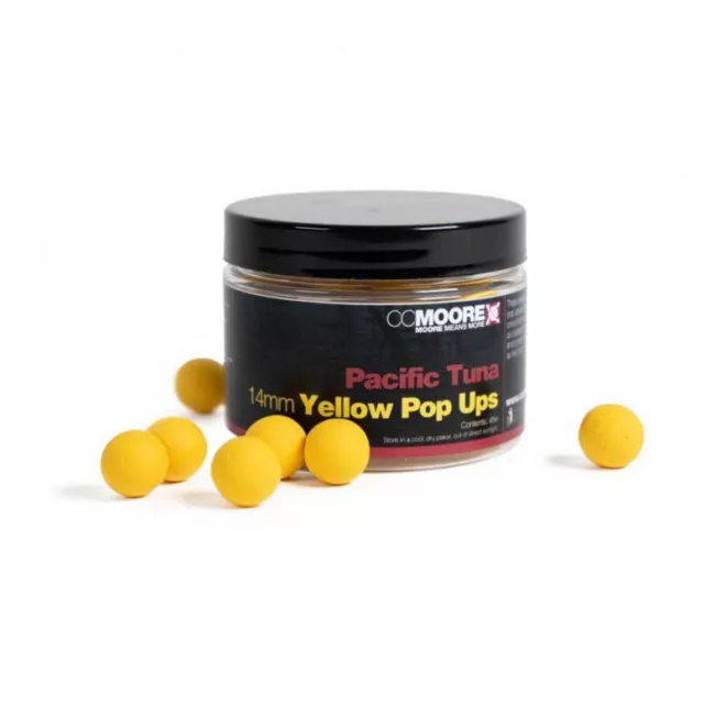 CCMoore Pacific Tuna Yellow Pop Ups 14 mm