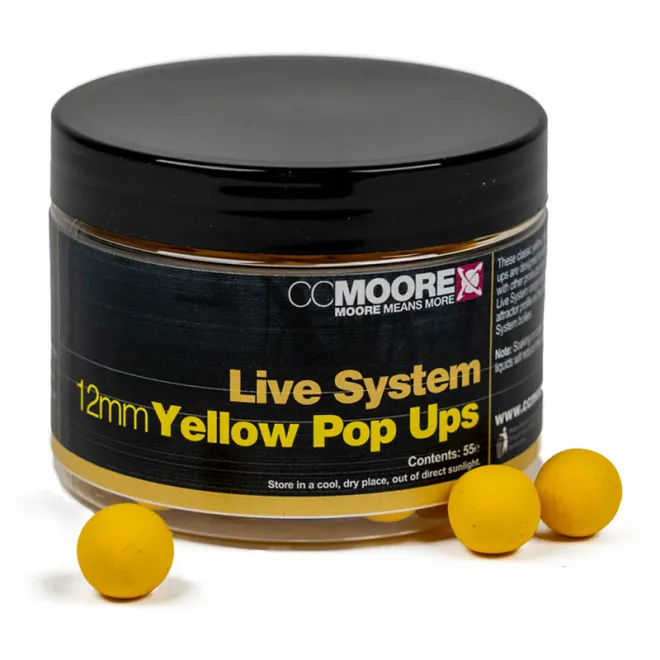 CCMoore Live System Yellow Pop Ups 12 mm