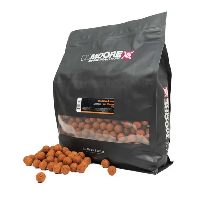 CCMoore Pro-Stim Liver Shelf Life Boilies 18 mm 5 kg