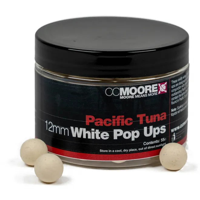 CCMoore Pacific Tuna White Pop Ups 12 mm