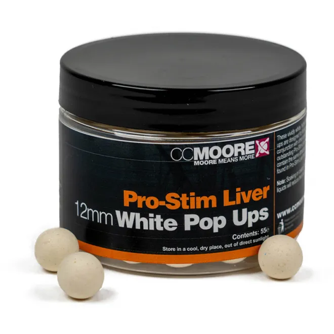 CCMoore Pro-Stim Liver White Pop Ups 12 mm