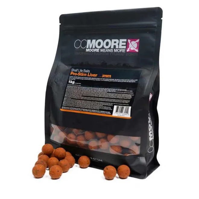 CCMoore Pro-Stim Liver Shelf Life Boilies 24 mm 1 kg