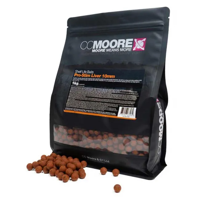 CCMoore Pro-Stim Liver Shelf Life Boilies 10 mm 1 kg