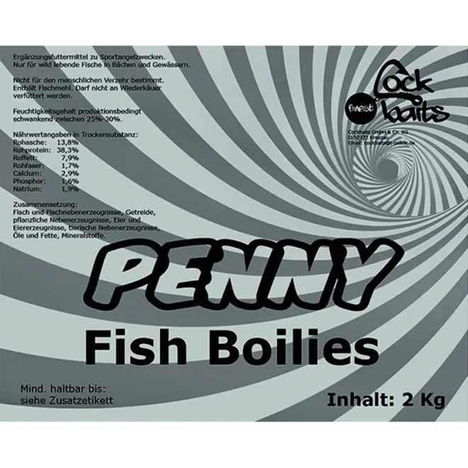 Cockbaits Penny Fish Boilies 2 kg 20 mm