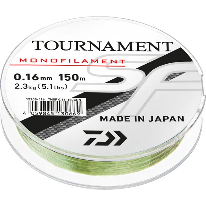 DAIWA Tournament SF Grün-Transparent 3000 m 0,33 mm 9,0 kg