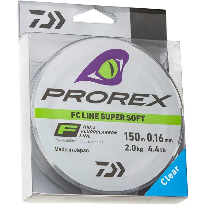 DAIWA Prorex FC Line Super Soft 150 m - 0,16 mm - 2,0 kg