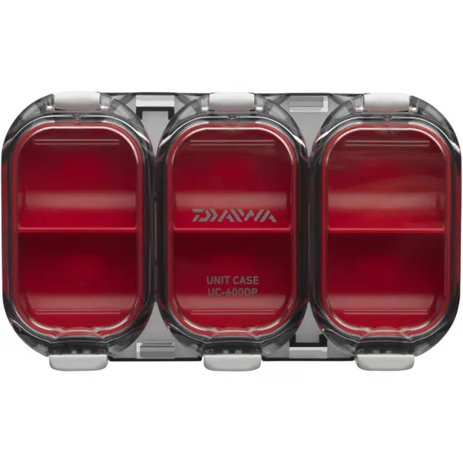 DAIWA Kleinteilebox Wasserdicht Mit Magnetfolie Tief 6 Fächer