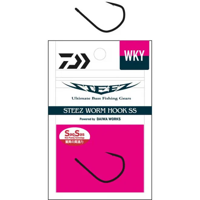 DAIWA Steez Worm Hook SS WKY #1/0