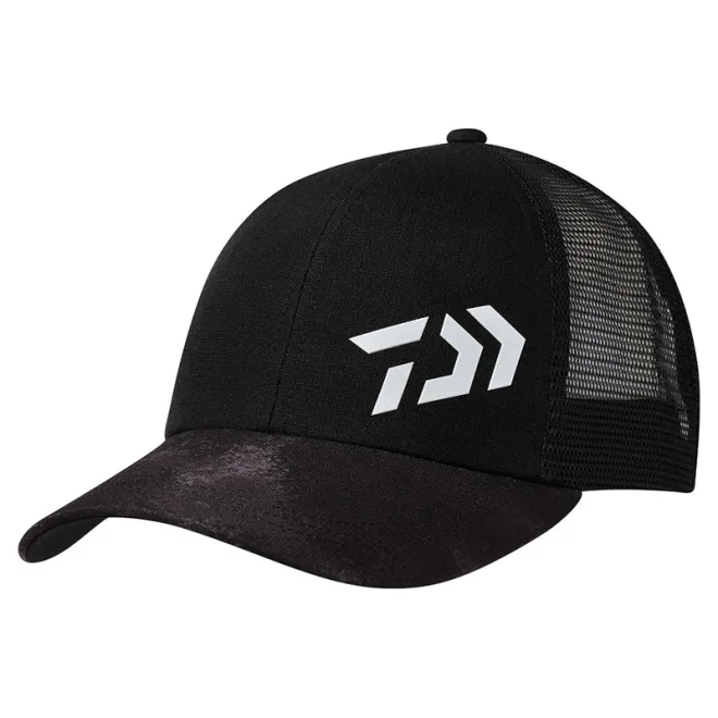 DAIWA Mesh Cap DC-6624E Black Haze Camo Free