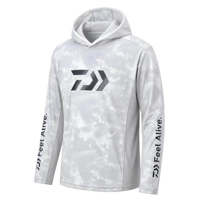DAIWA Boat Shirt DE-3726E White Haze Camo M