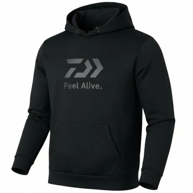 DAIWA Hoodie DE-8925E Black M