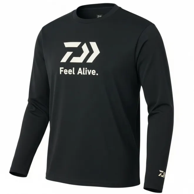 DAIWA Long Sleeve Shirt DE-8025E Black M