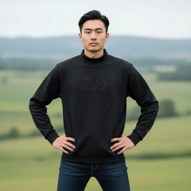 DAIWA Sweat DE-8725E Black M