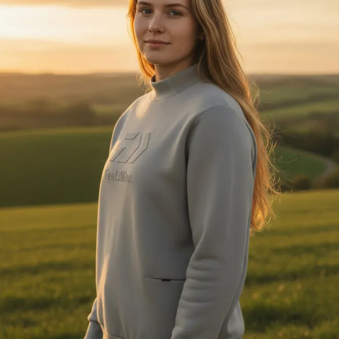 DAIWA Sweat DE-8725E Grey M