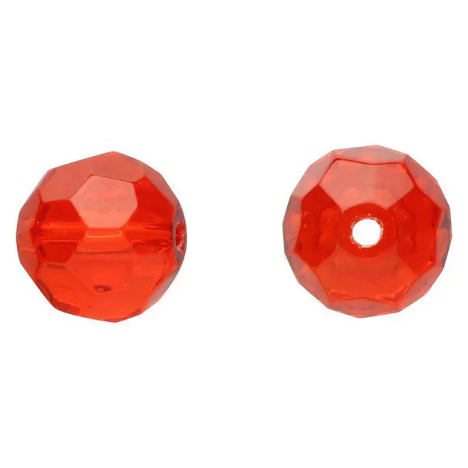 DEKA Glass Beads S Red