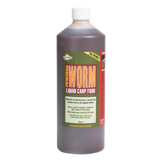 Dynamite Baits Worm Liquid Carp Food 1 Liter