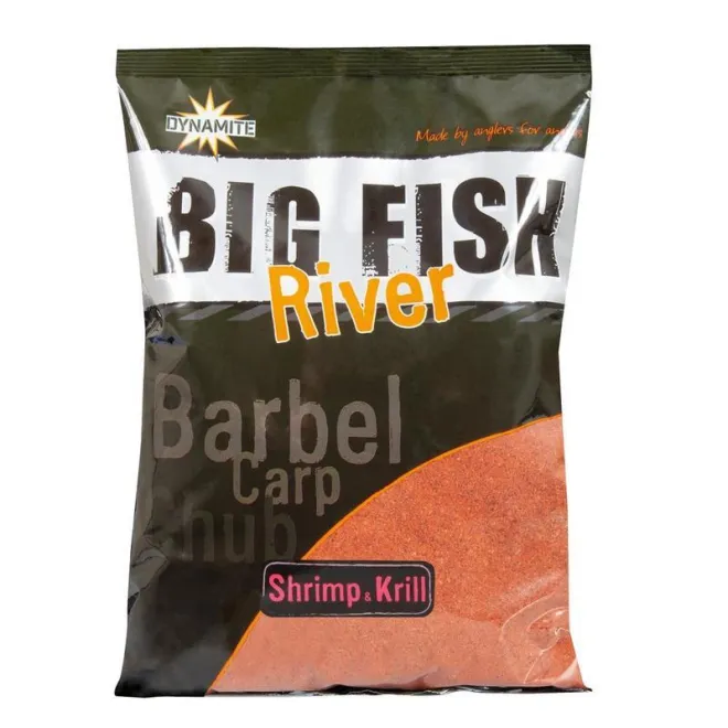 Dynamite Baits Big Fish River Groundbait Shrimps & Krill 1,8 kg