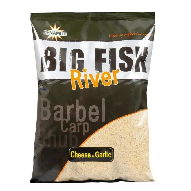 Dynamite Baits Big Fish River Groundbait Cheese & Garlic 1,8 kg