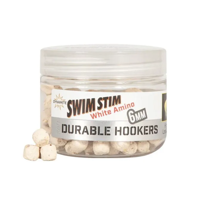 Dynamite Baits Durable Hook Pellet 6 mm White Amino Tubs