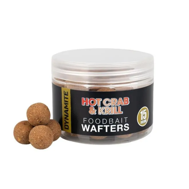 Dynamite Baits Hot Crab & Krill Wafter 15 mm