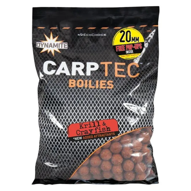 Dynamite Baits Carptec Boilies 1,8 kg Krill & Crayfish - 20 mm