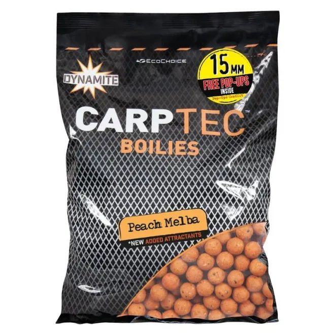 Dynamite Baits Carptec Boilies 1,8 kg Peach Melba - 15 mm