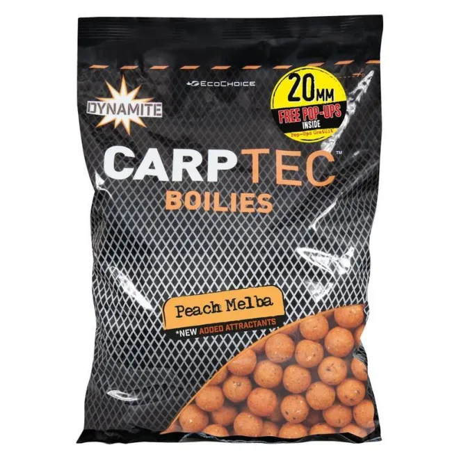 Dynamite Baits Carptec Boilies 1,8 kg Peach Melba - 20 mm