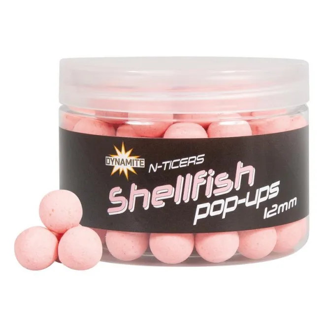 Dynamite Baits N-Ticers Pop Ups Shellfish 12 mm