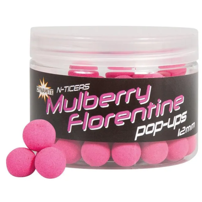 Dynamite Baits N-Ticers Pop Ups Mulberry Florentine 12 mm