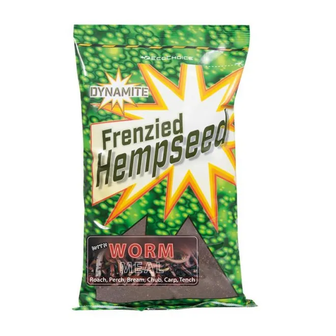 Dynamite Baits Frenzied Hemp Dark Worm Meal 1 kg