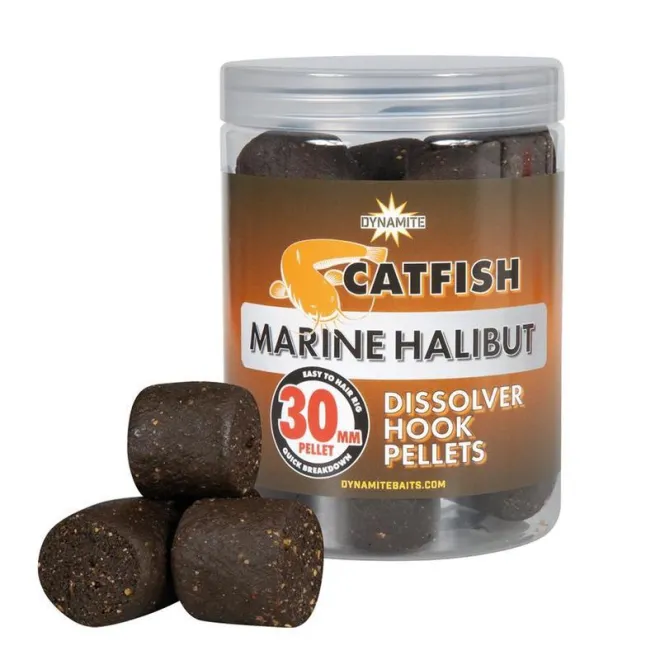 Dynamite Baits Catfish Marine Halibut Dissolver Hook Pellets 30 mm